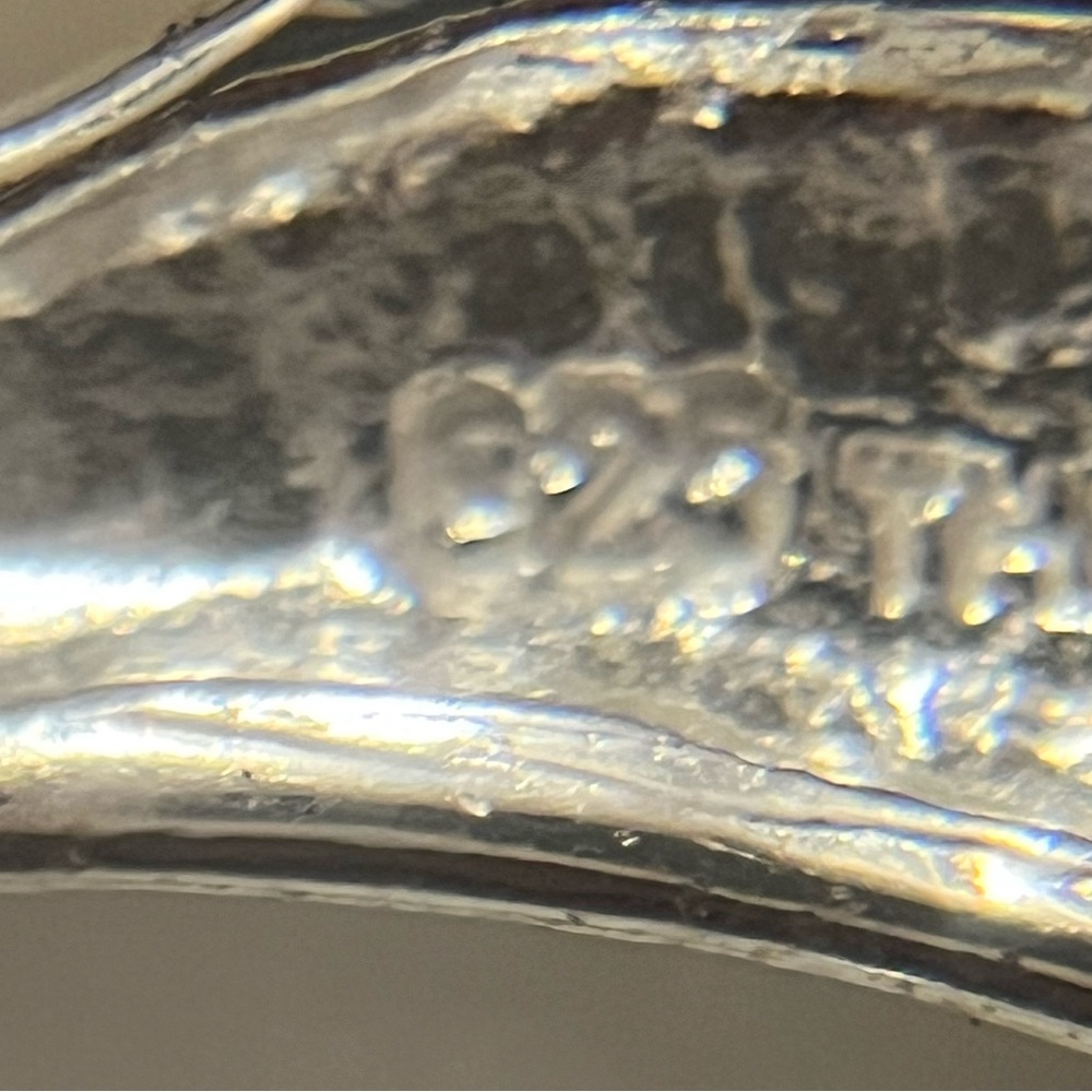 Abstract Rectangular Cutout Sterling Silver Penda… - image 6